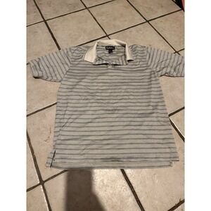 ARNOLD PALMER Men's Striped Short Sleeve Polo Golf Shirt sz M